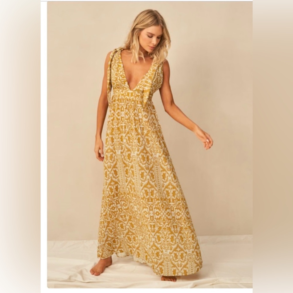 Amber tribal Dalia Maxi dress